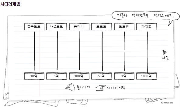 토토 네이버사다리게임 스포츠토토365