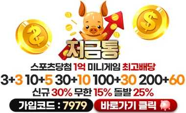 토토사이트 저금통 스포츠토토365